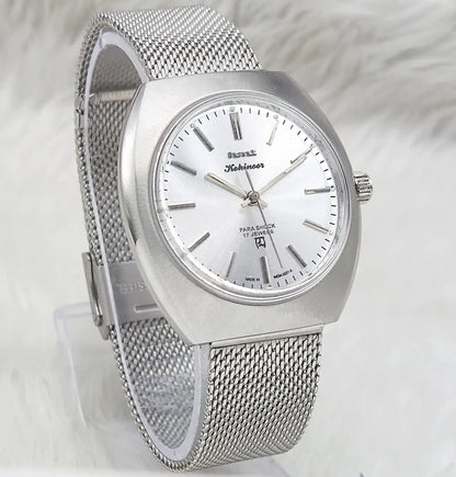 HMT Kohinoor Silver Dial 17 Jewels Handwinding Watch
