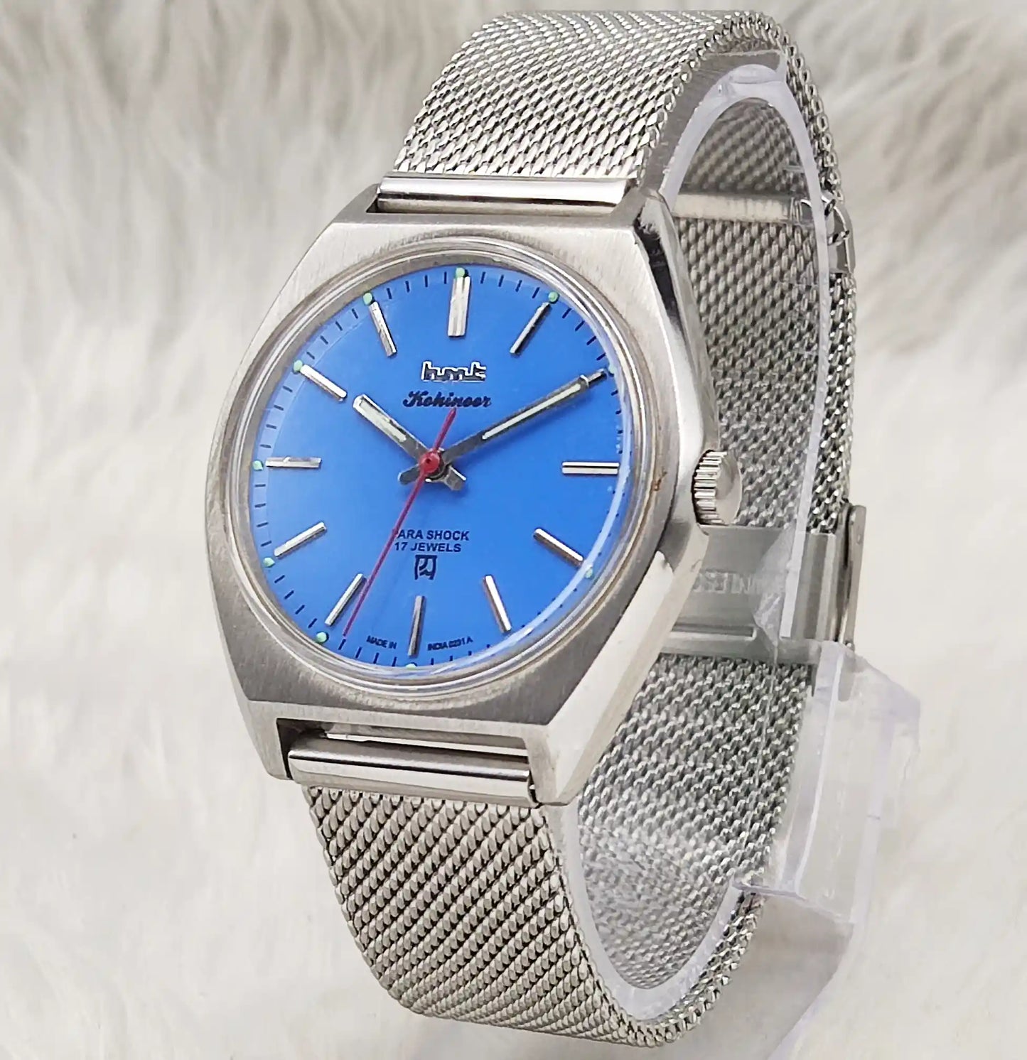 HMT Kohinoor Sky Blue Dial Watch: Experience Timeless Elegance