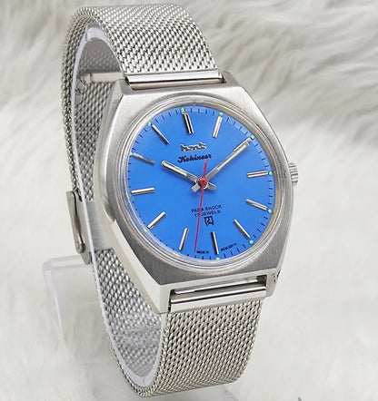 HMT Kohinoor Sky Blue Dial Watch: Experience Timeless Elegance