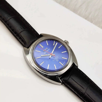 HMT Kohinoor Stick Indices 17 Jewels Blue Dial Men's Watch