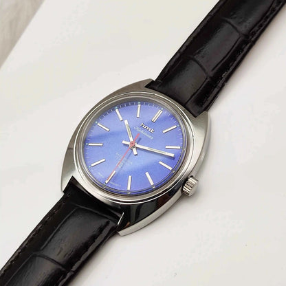 HMT Kohinoor Stick Indices 17 Jewels Blue Dial Men's Watch