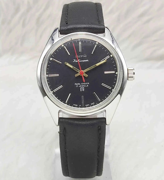 HMT Kohinoor Stick Indices Handwinding Blue Dial Men's Watch