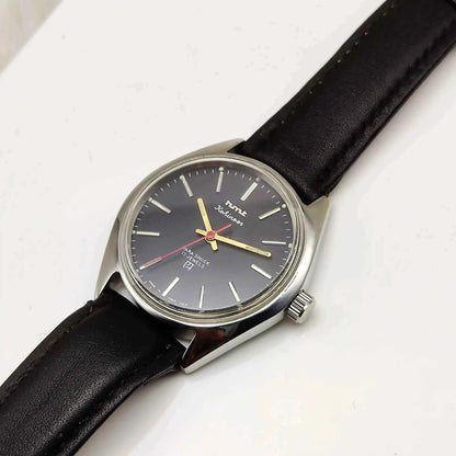 HMT Kohinoor Stick Indices Handwinding Blue Dial Men's Watch