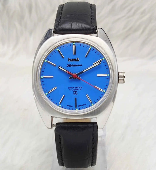 HMT Kohinoor Stick Indices White Dial Handwinding Watch
