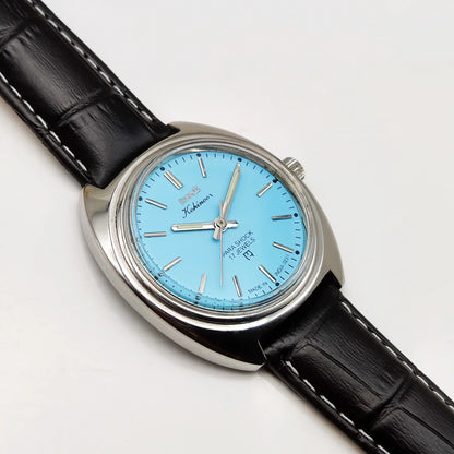 HMT Kohinoor Tiffany Dial 17 Jewels Para Shock Men's Watch
