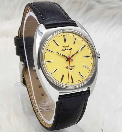 HMT Kohinoor Peacock Blue Dial 17 Jewels Handwinding Watch