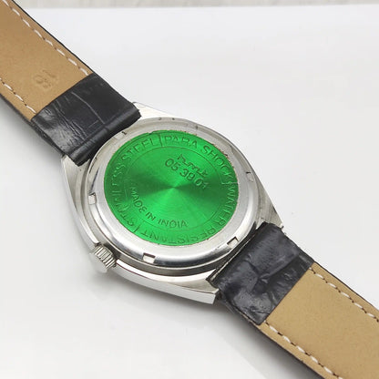 HMT Maurya Pearl Dial Handwinding Watch 17 Jewels and Stick Indices