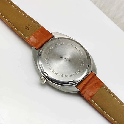 HMT Pilot 17 Jewels Bluish Dial Dotted Indices Handwinding Watch
