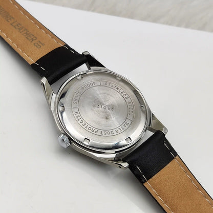 HMT Pilot 17 Jewels Hand-Winding Black Dial With Sub Dial Watch
