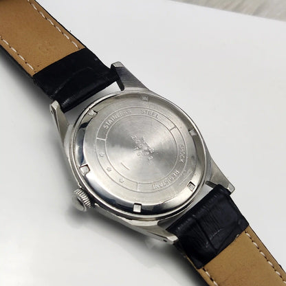 HMT Pilot 17 Jewels White Dial - Handwinding Men's Watch Stick Numerals Indices