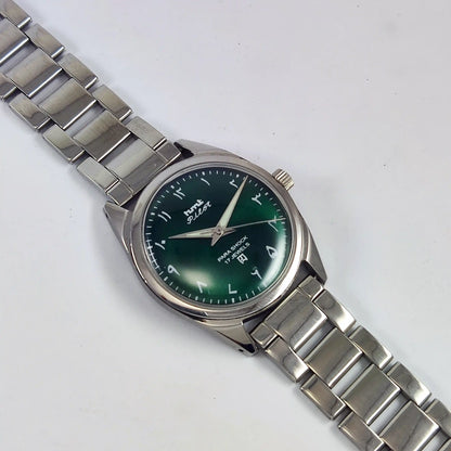 HMT Pilot Arabic Font Green Dial Para Shock 17 Jewels Dial Handwinding Discover-Diamonds