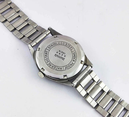 HMT Pilot Black Dial Para Shock 17 Jewels Mechanical Handwinding Men's Wrist Watch 0231 Discover-Diamonds