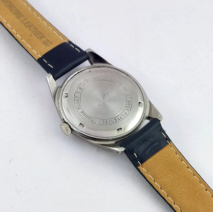 HMT Pilot Silver Dial Para Shock 17 Jewels Mechanical Handwinding Men's Watch 0231 Discover-Diamonds