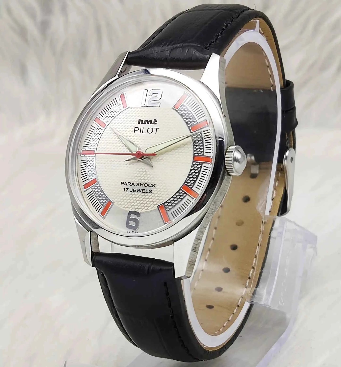HMT Pilot Bluish Dotted Dial 17 Jewels Handwinding Men's Watch
