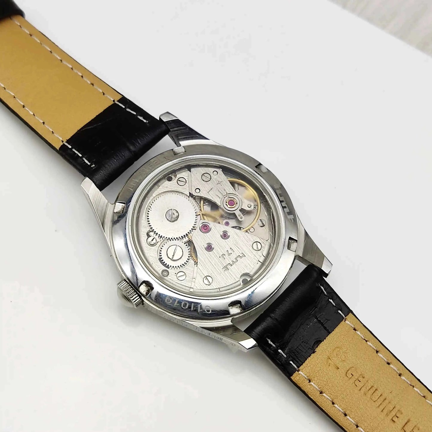 HMT Pilot Bluish Dotted Dial 17 Jewels Handwinding Men's Watch