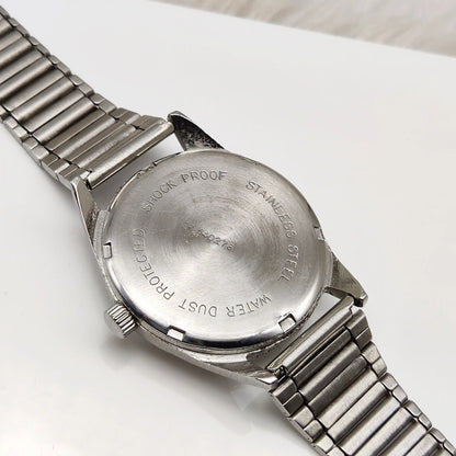 HMT Pilot Stick Watch - English White Dial, 17 Jewels, Handwinding Men's Timepiece
