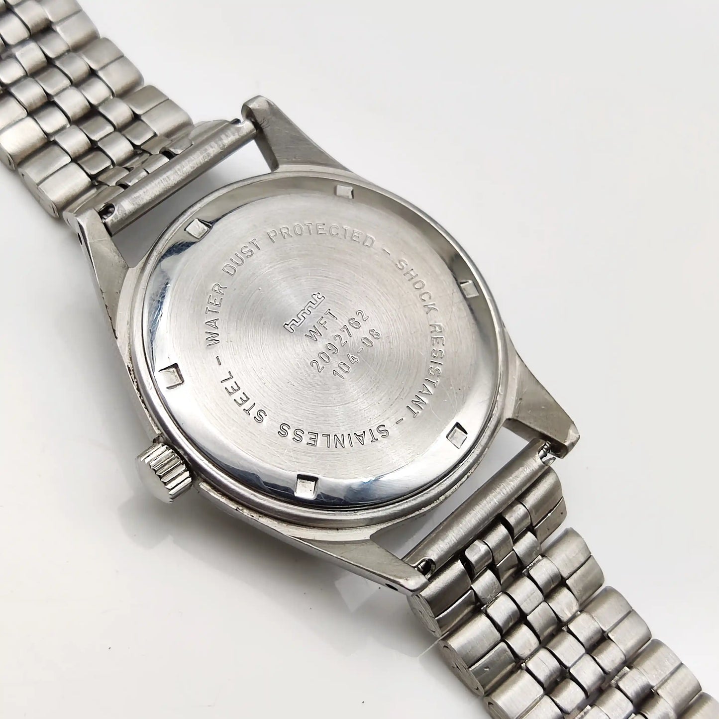 HMT Pilot White Dial Watch - Timeless Mechanical Elegance