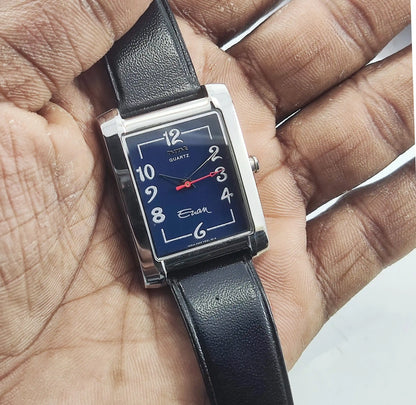 HMT Quartz Blue Dial Miyota Men's Watch - Discover-Diamonds