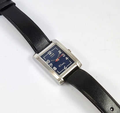 HMT Quartz Blue Dial Miyota Men's Watch - Discover-Diamonds