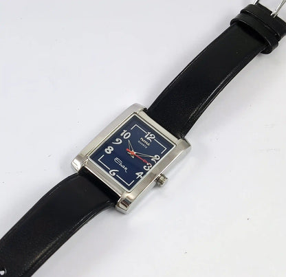 HMT Quartz Blue Dial Miyota Men's Watch - Discover-Diamonds