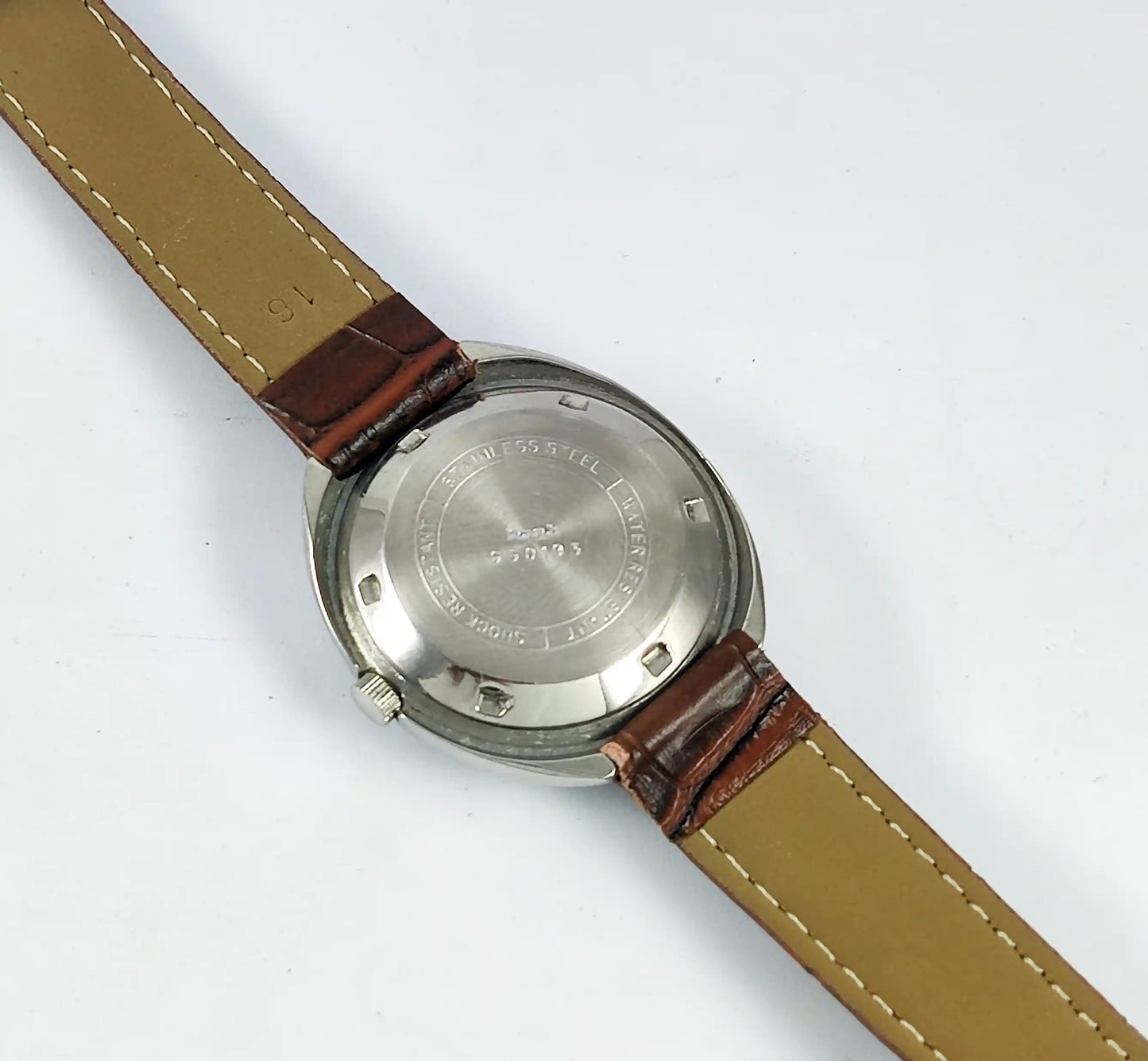 HMT Rajat Automatic 21 Jewels White Dial Day Date - Discover-Diamonds