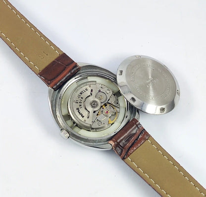 HMT Rajat Automatic 21 Jewels White Dial Day Date - Discover-Diamonds