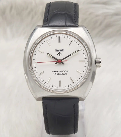 HMT Silver 17 Jewels Stick Indices Handwinding Men's Watch