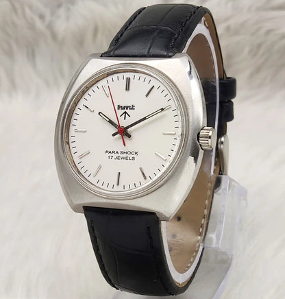 HMT Silver 17 Jewels Stick Indices Handwinding Men's Watch
