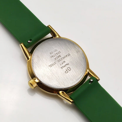 HMT Sona Green Stick Dial Watch with 17 Jewels Handwinding for Men