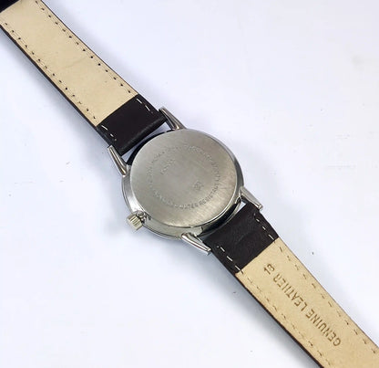 HMT Sona Para Shock 17 Jewels Maroon Dial Handwinding 0231 - Discover-Diamonds