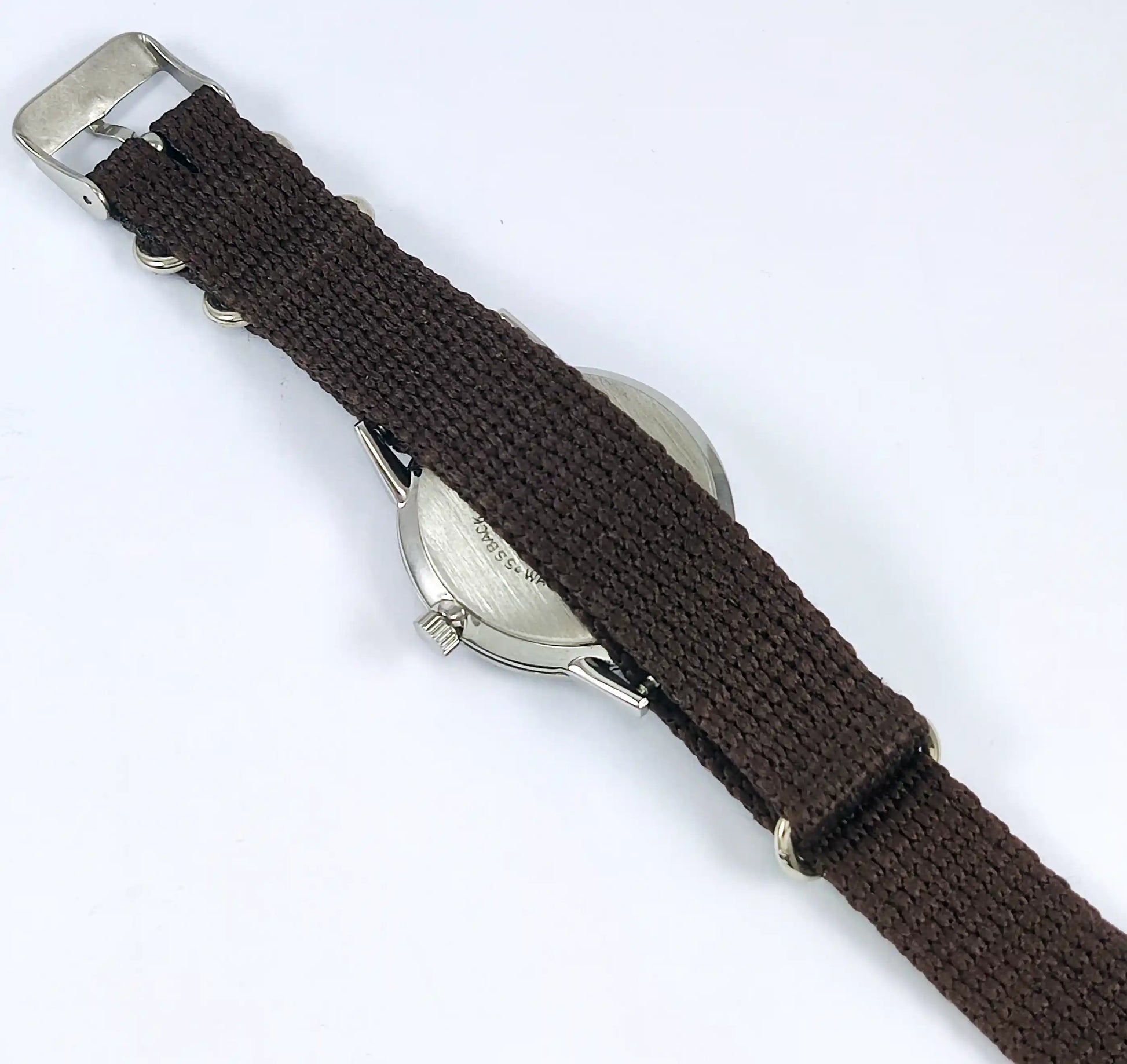 HMT Sona Para Shock  17 Jewels Maroon Dial Handwinding - Discover-Diamonds