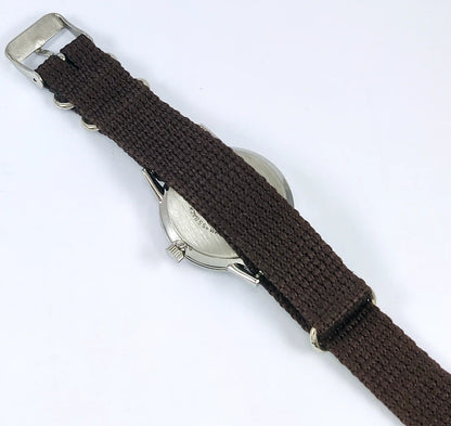 HMT Sona Para Shock  17 Jewels Maroon Dial Handwinding - Discover-Diamonds