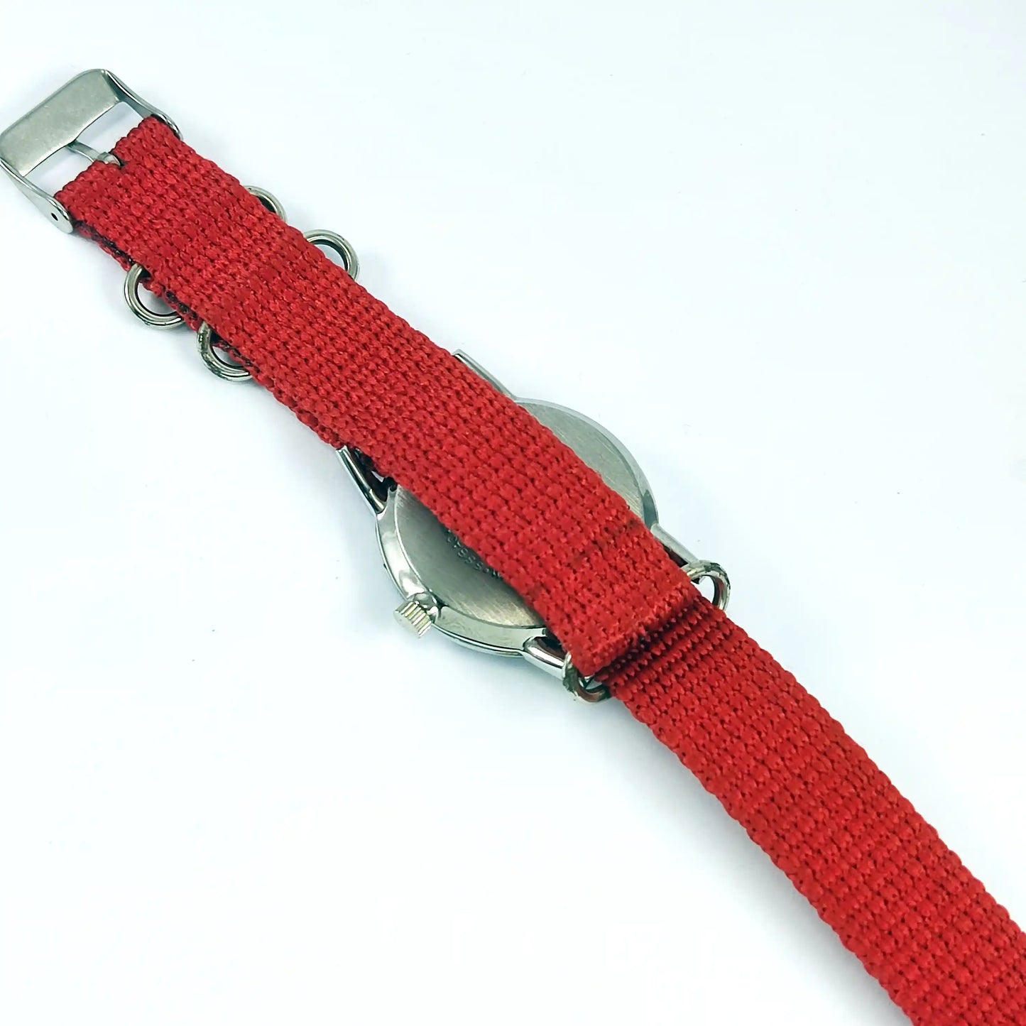 HMT Sona Para Shock 17 Jewels Maroon Dial Mechanical Handwinding 0231 - Discover-Diamonds