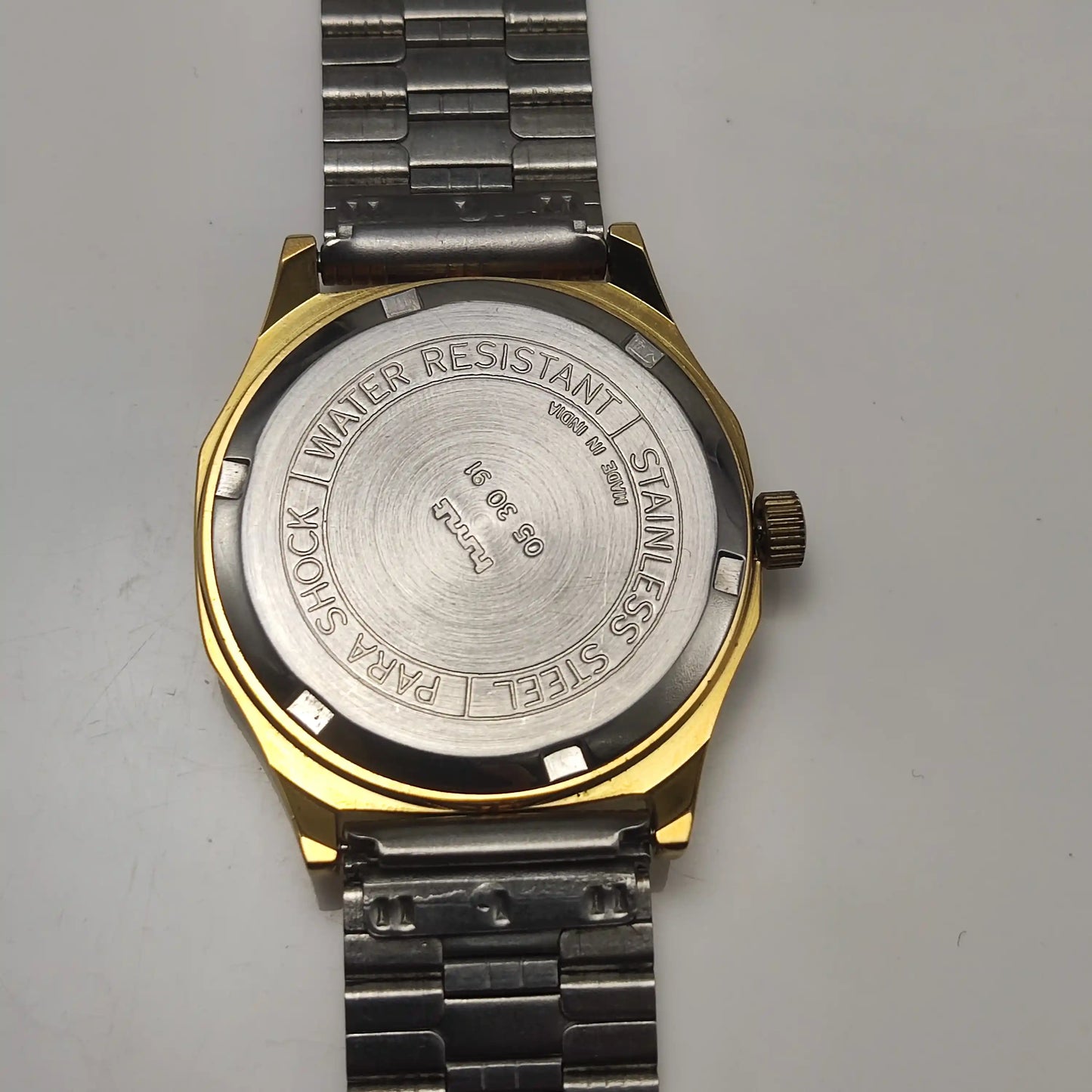 HMT Surya 17 Jewels Handwinding Men's Watch with Black Dial