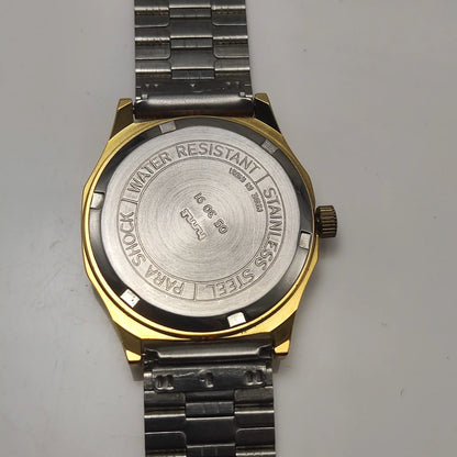 HMT Surya 17 Jewels Handwinding Men's Watch with Black Dial