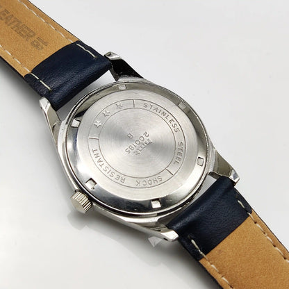 HMT Tamil Numerals Watch with 17 Jewels and White Dial - Handwinding Men's Timepiece