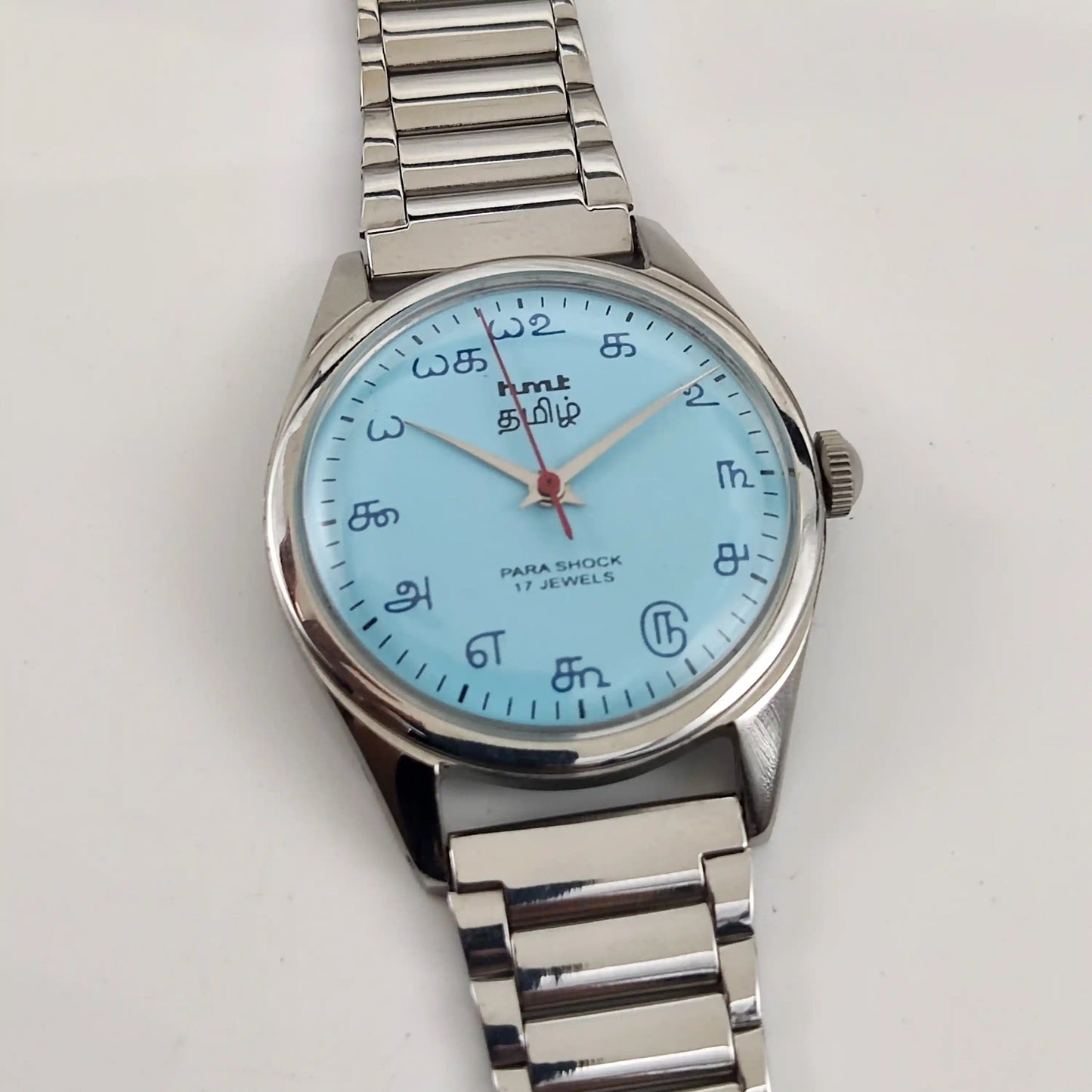 HMT Tamil Numerals Handwinding Tiffany Dial Watch