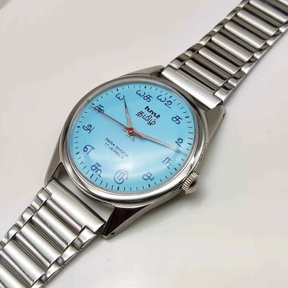 HMT Tamil Numerals Handwinding Tiffany Dial 17 Jewels Watch - Timeless Elegance
