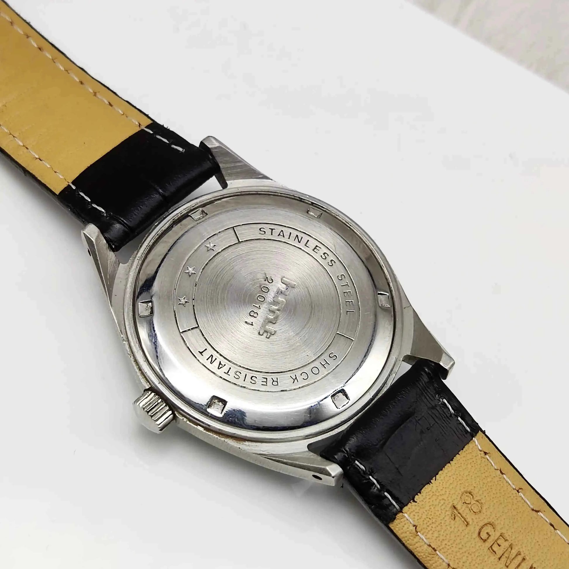 HMT Janata Para Shock Watch – 17 Jewels Devanagari Dial, Hand-Wind