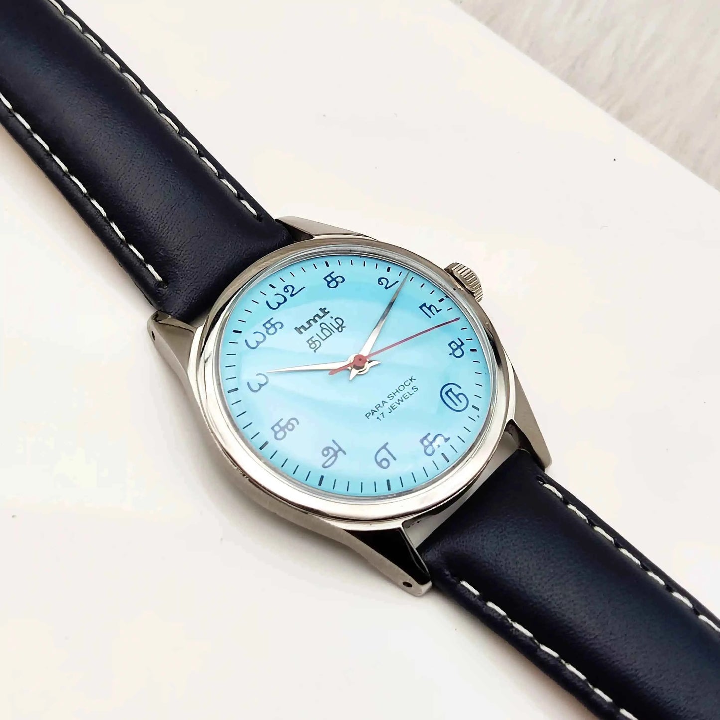 HMT Tamil Numerals Tiffany Dial 17 Jewels Handwinding