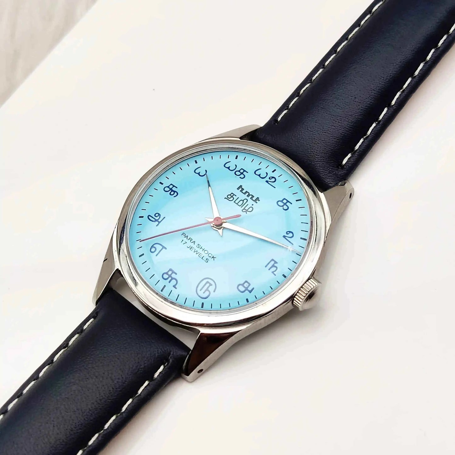 HMT Tamil Numerals Tiffany Dial 17 Jewels Handwinding