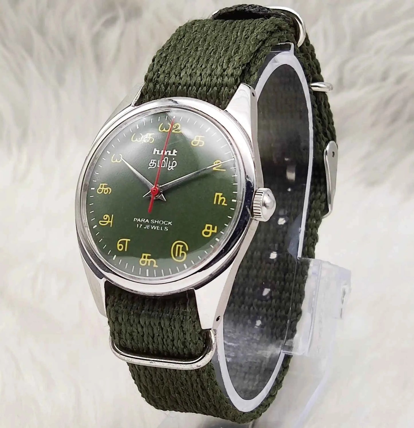 HMT Tamil Numerals Tiffany Dial Watch - A Touch of Timeless Elegance