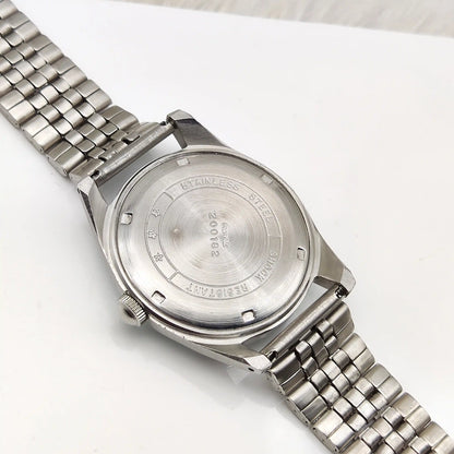 Elegant HMT Tamil Numerals Tiffany Dial Watch – Handwinding Craftsmanship with 17 Jewels