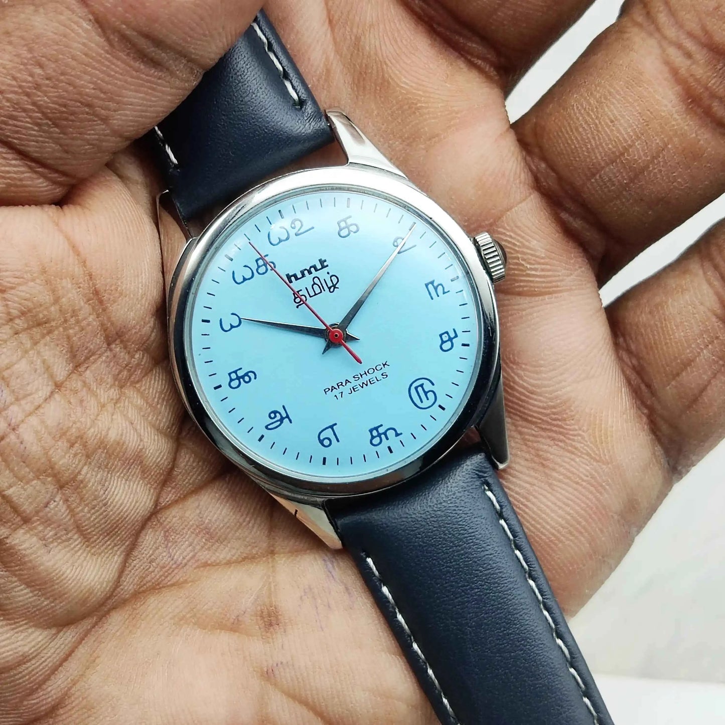 HMT Tamil Numerals Handwinding Watch – A Timeless Fusion of Style and Tradition