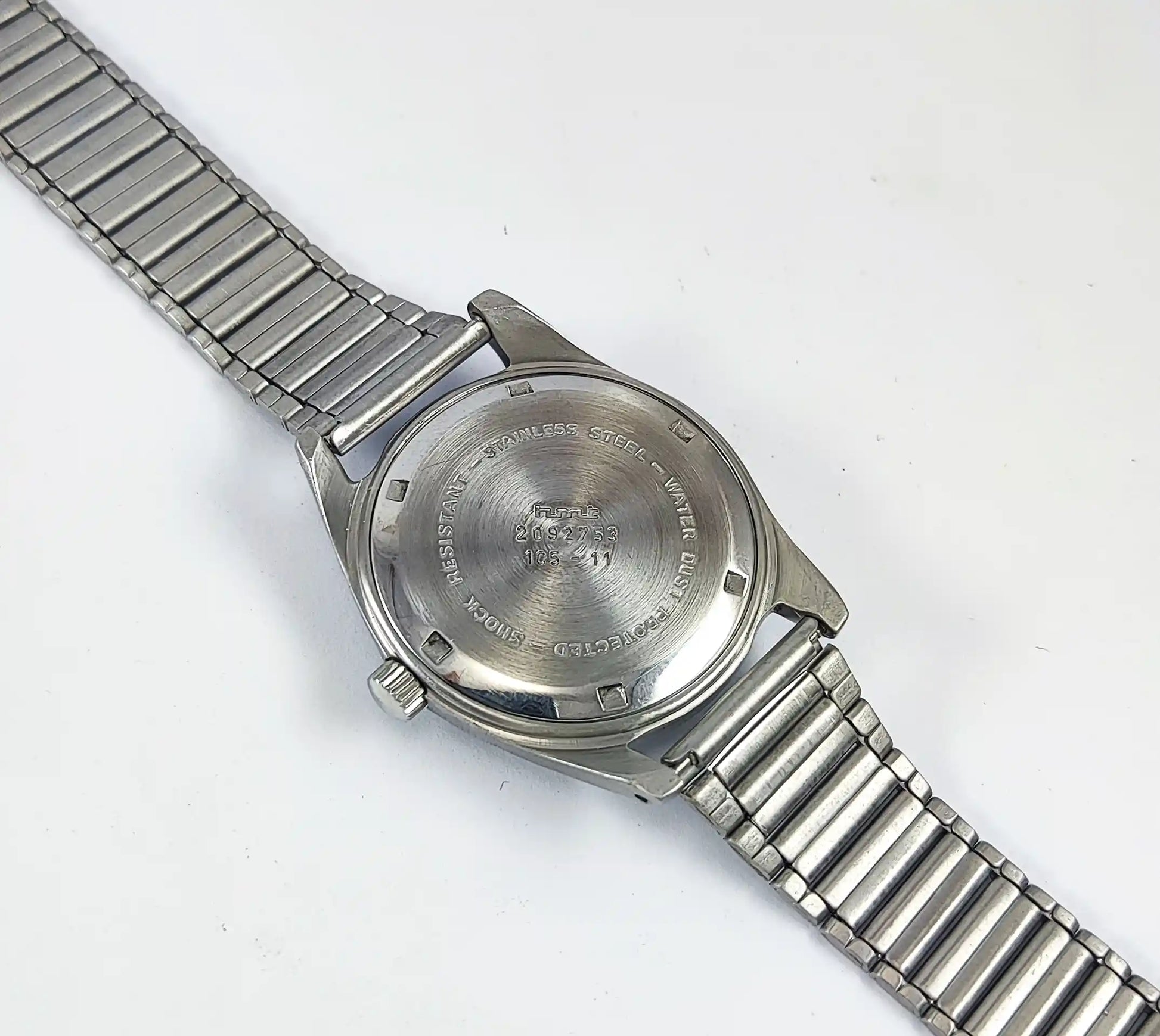 HMT Tamil Para Shock 17 Jewels Black Dial Handwinding Discover-Diamonds