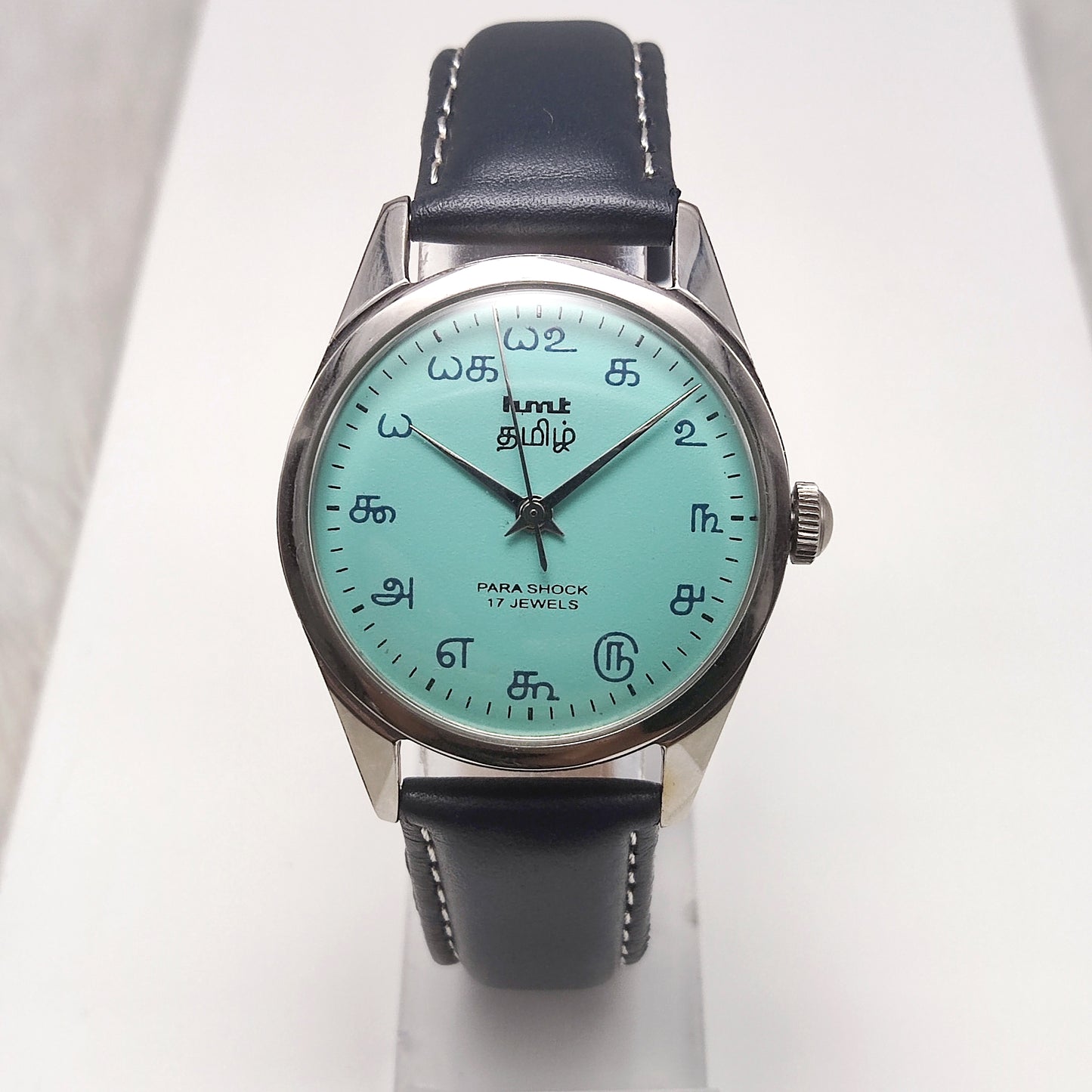 HMT Tamil Numerals Indices Turquoise Dial 17 Jewels Handwinding Watch