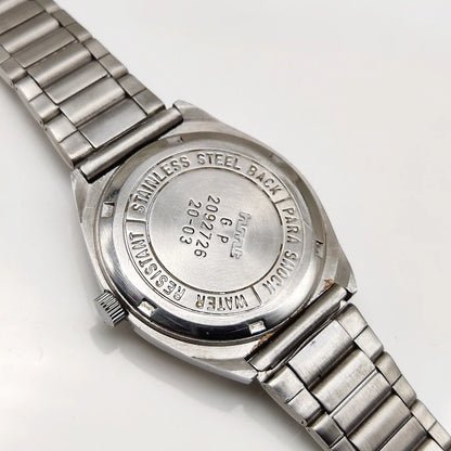 HMT Tareeq Men's Watch with Yellow Dial, 17 Jewels, Stick Indices, and Date Features