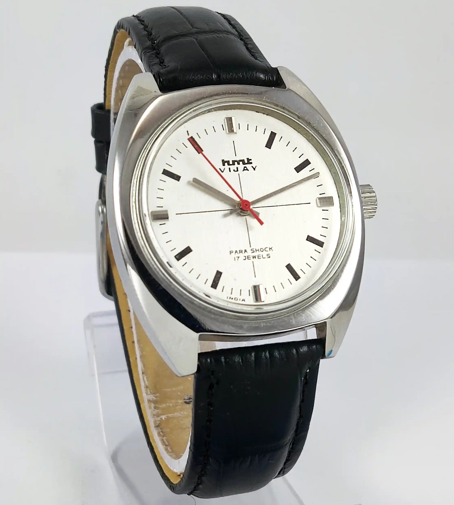 HMT Vijay Para Shock 17 Jewels Gray Dial Handwinding - Discover-Diamonds