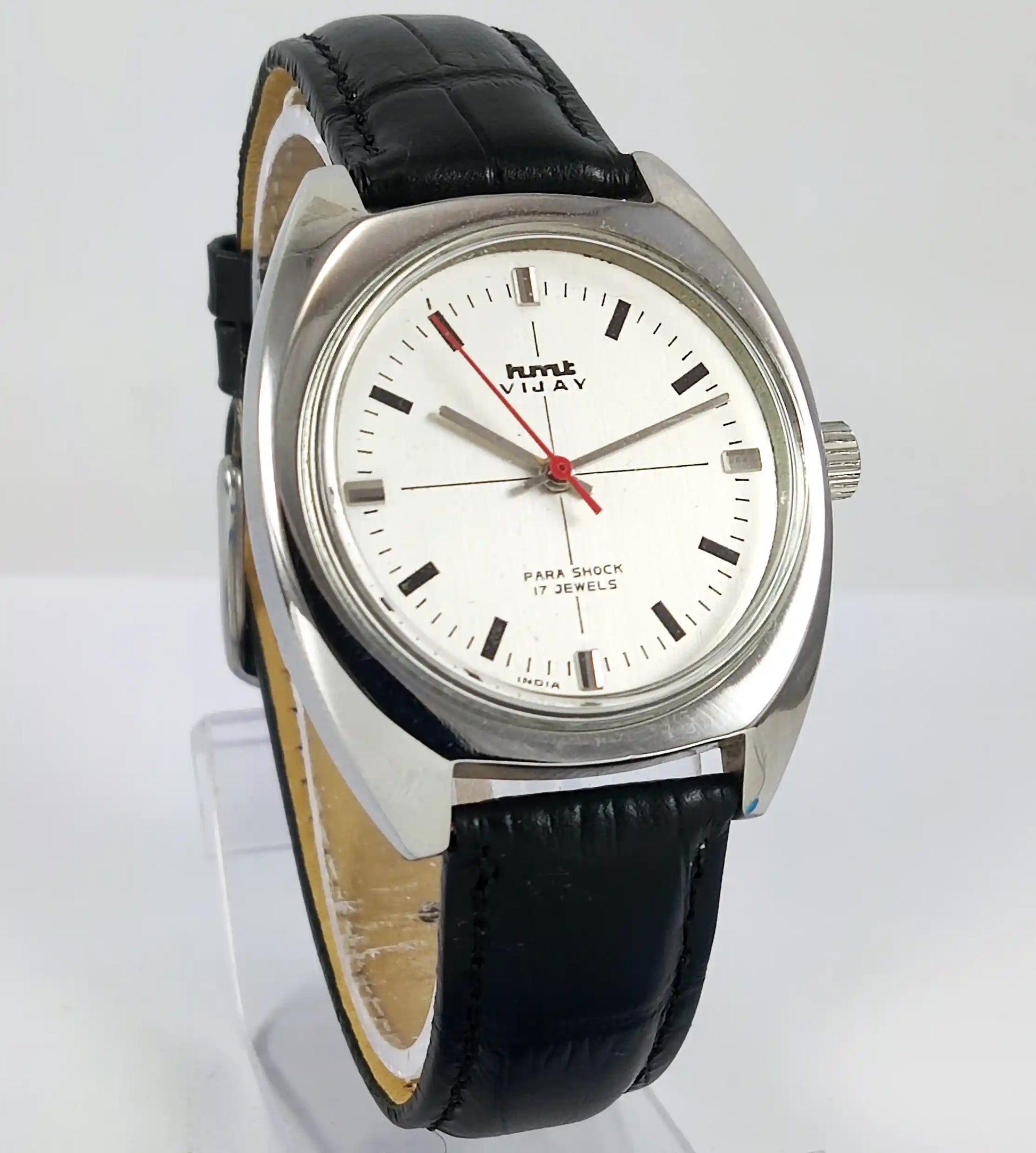 HMT Vijay Para Shock 17 Jewels Gray Dial Handwinding - Discover-Diamonds