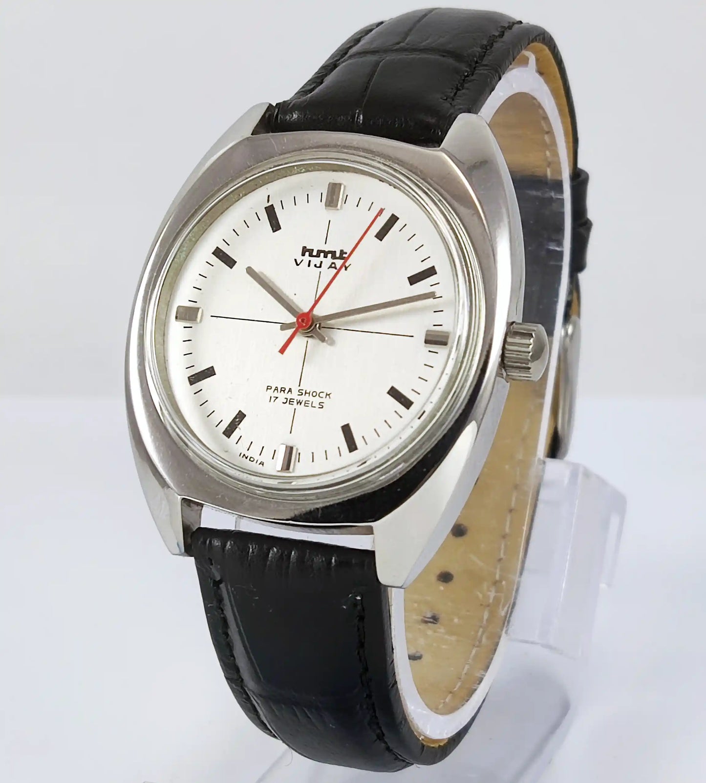 HMT Vijay Para Shock 17 Jewels Gray Dial Handwinding - Discover-Diamonds